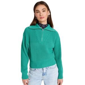 Baum Und Pferdgarten Chizu Wool Blend Sweater Waterfall Half Zip